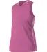 Alleson Athletic 551JW Women's Racerback Fastpitch in Pink/ white side view