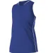 Alleson Athletic 551JW Women's Racerback Fastpitch in Royal/ white side view