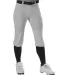 Alleson Athletic 605PKNG Girls' Fastpitch Knicker  Grey front view