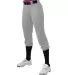 Alleson Athletic 615PSG Girls' Belted Speed Premiu Grey side view