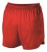 Alleson Athletic R3LFPW Women's Woven Track Shorts Red side view