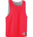Alleson Athletic LP001Y Youth Lacrosse Reversible  in Hot coral/ white front view