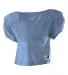 Alleson Athletic 705 Practice Football Jersey Columbia Blue side view