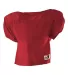 Alleson Athletic 705 Practice Football Jersey Red side view