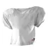 Alleson Athletic 705 Practice Football Jersey White side view