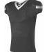 Alleson Athletic 754 Pro Flex Cut Belt Length Foot in Black/ white side view
