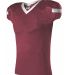 Alleson Athletic 754 Pro Flex Cut Belt Length Foot in Maroon/ white side view