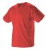 Alleson Athletic 52MFFJY Youth Dura Light Mesh Bas Red side view