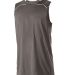 Alleson Athletic 537JY Youth Basketball Jersey Charcoal/ White side view