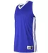 Alleson Athletic 538JY Youth Single Ply Basketball Royal/ White side view