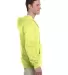 993 Jerzees 8 oz. NuBlend® 50/50 Full-Zip Hood in Safety green side view