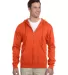 993 Jerzees 8 oz. NuBlend® 50/50 Full-Zip Hood in Burnt orange front view