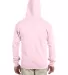 993 Jerzees 8 oz. NuBlend® 50/50 Full-Zip Hood in Classic pink back view