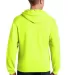 993 Jerzees 8 oz. NuBlend® 50/50 Full-Zip Hood in Safety green back view