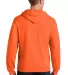 993 Jerzees 8 oz. NuBlend® 50/50 Full-Zip Hood in Safety orange back view