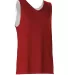 Alleson Athletic 506CR Reversible Tank Red/ White side view