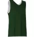 Alleson Athletic 506CRY Youth Reversible Tank Forest/ White side view