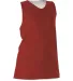 Alleson Athletic 506CRW Women's Reversible Racerba Red/ White side view