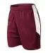 Alleson Athletic 589PSPW Women's Single Ply Revers in Maroon/ white side view
