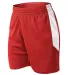 Alleson Athletic 589PSPW Women's Single Ply Revers in Red/ white side view