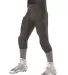Alleson Athletic 689S Intergrated Football Pants Charcoal side view