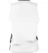 Alleson Athletic 538J Single Ply Basketball Jersey White/ Charcoal back view