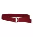 Alleson Athletic 3FBLA Football Belt 1" Width Red front view