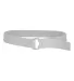 Alleson Athletic 3FBLA Football Belt 1" Width White front view