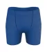 Alleson Athletic RS07A Compression Shorts Royal front view