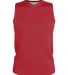 Alleson Athletic A105BA Blank Reversible Game Jers in Red/ white front view