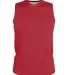 Alleson Athletic A105BY Youth Blank Reversible Gam Red/ White front view