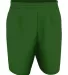Alleson Athletic A205BA Blank Game Shorts Kelly/ White front view