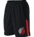 Alleson Athletic A205LA NBA Logo'd Shorts in Portland trailblazers front view