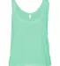 BELLA 8880 Womens Cropped Tank Crop Top MINT front view