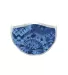 Alleson Athletic JBM100 3-Ply Sublimated Mask Royal Tie-Dye front view