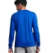Russel Athletic 600LRUS Unisex Cotton Classic Long in Royal back view