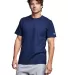 Russel Athletic 600MRUS Unisex Cotton Classic T-Sh in Navy front view