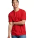 Russel Athletic 600MRUS Unisex Cotton Classic T-Sh in True red front view