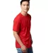 Russel Athletic 600MRUS Unisex Cotton Classic T-Sh in True red side view