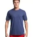 Russel Athletic 64STTM Unisex Essential Performanc in Vintage hthr nvy front view