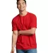 Russel Athletic 64STTM Unisex Essential Performanc in True red front view