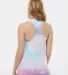 Tie-Dye 3400 Ladies' Racerback Tank UNICORN back view