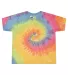 Tie-Dye 1050CD Ladies' Cropped T-Shirt in Eternity front view