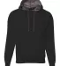A4 Apparel N4279 Men's Sprint Tech Fleece Hooded S BLACK front view