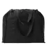 BAGedge BE271 Durable Cinch Tote BLACK front view