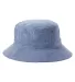 Big Accessories BA676 Crusher Bucket Hat BLUE CHAMBRAY front view