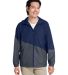 Core 365 CE710 Unisex Techno Lite Colorblock Windb in Clasc navy/ crbn front view