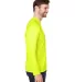 Core 365 CE110 Unisex Ultra UVP™ Long-Sleeve Rag SAFETY YELLOW side view