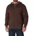 Dickies Workwear TW457 Men's Sherpa-Lined Full-Zip CHOCOLATE HEATHR front view