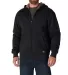 Dickies Workwear TW457 Men's Sherpa-Lined Full-Zip BLACK front view